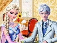 Игра Эльза и Джек на свидании Игра Эльза и Джек на свидании